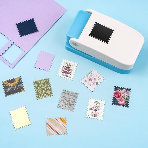 BAOFALI Stamp Punch, Stamp Puncher, 1X0.8inch Rectangular Postage Stamps Punches - Image 3