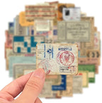 PRSTINCOL 100Pcs Vintage Sticker Pack - Image 3