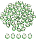 MECCANIXITY 50PCS Flat Back Acrylic Teardrop Gems 13x18mm Artificial Rhinestones by MECCANIXITY
