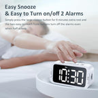Odokee Digital Dual Alarm Clock - Image 6