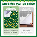 Green Clover Permanent Adhesive Vinyl 14 Sheets 12'' x 10'' | St. Patrick's Day - Image 4