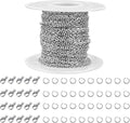 33 Feet Stainless Steel Jewelry Chains by yuntop
