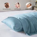 Silk Pillowcase for Hair and Skin Mulberry Silk Pillowcase Soft Breathable - Image 2