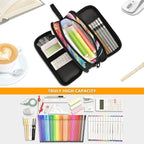 Custom Lightning Dragon Watercolor Pencil Case Box Boys Girls Personalized Name - Image 5