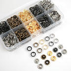 GTAAOY 100 Sets 9.5mm Metal Snaps Buttons Perfect - Image 7