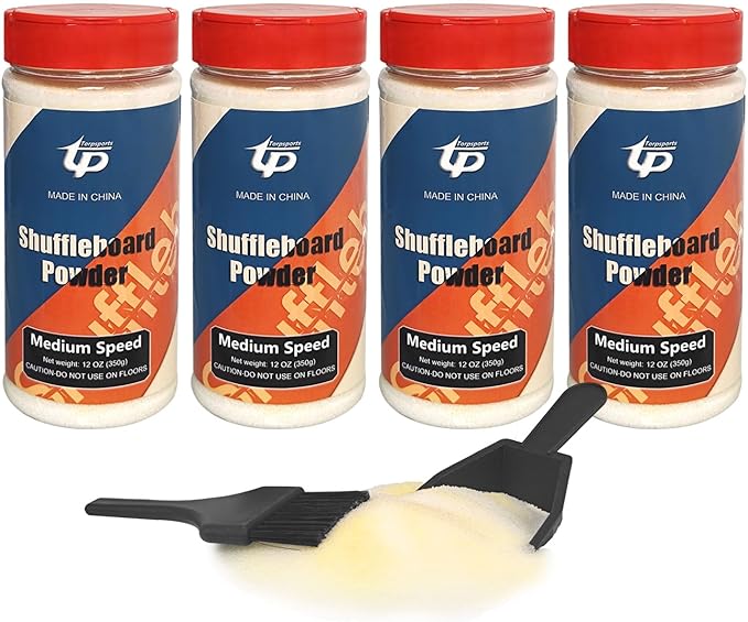 Shuffleboard Sand Wax High/Medium Speed Shuffleboard Powder Set, Shuffleboard by TP