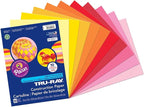 Tru-Ray Heavyweight Construction Paper, Cool Assorted Colors, 50 Sheets & - Image 5