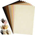 Whaline 20Pcs Skin Tone Felt Fabric Sheets Skin Tone Soft Thick Assorted Cream by Whaline