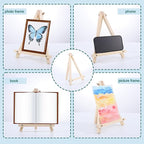 36 Pack 9 Inch Easel for Painting, Wooden Easel Stand Canvas Stand for Sign - Image 5