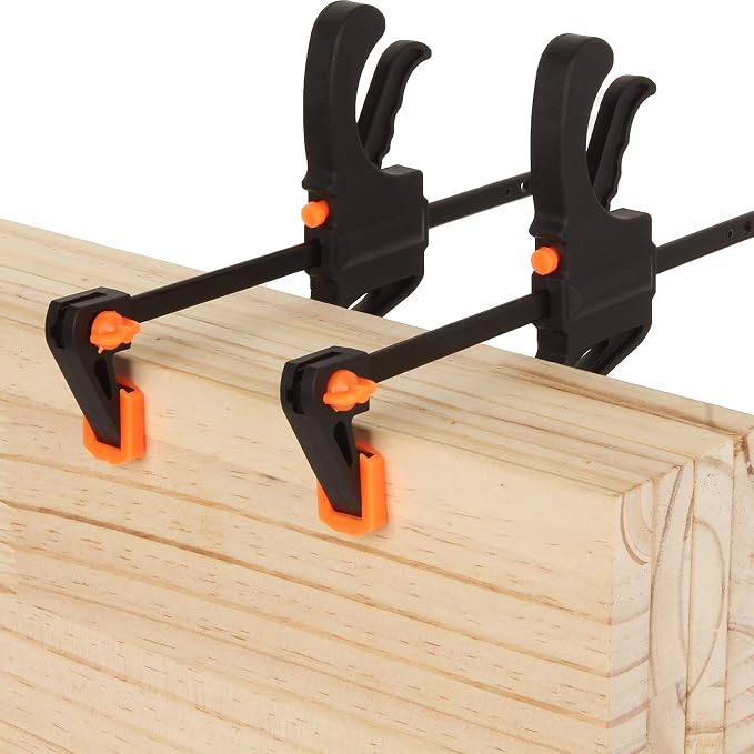 12 Pack 4 Inch Bar Clamps for Woodworking Quick Grip Clamps Trigger Clamp One - Image 6