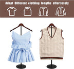 8 Pack Shirt Display Stand, Adjustable Shoulder Stand Rack 17-31.5 Inch | - Image 4