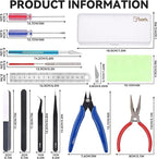 Flever 17 Pcs Gundam Model Tools Kit, Hobby Building Tools Kit, Basic Model - Image 4