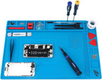 STREBITO Silicone Soldering Mat Electronics Mat, Solder Pad Heat Resistant 932°F by STREBITO