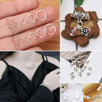 Cridoz Jewelry Repair Kit with 1520 Silver Jump Rings and 3Pcs Pliers - Image 7