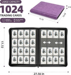 Card Binder 16 Pocket, Premium 1024 Double Sided Pocket Collection Binder - Image 3