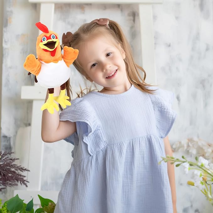 Easfan Chicken Hand Puppet Plush Animal Toy - Image 3