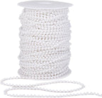 4mm Crafts Faux Pearl Beads Garland Pearl Bead Roll Strand of Pearls to - Image 2