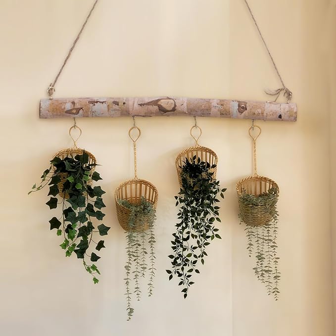 MECCANIXITY 15'' Driftwood Wall Hanging, Driftwood Jewelry Hanger Decorative - Image 5