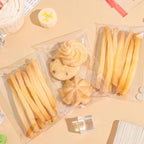 Ozera 200 Pcs Ice Pop Bags and Popsicle Sticks, Cakesicle Bags - Image 7