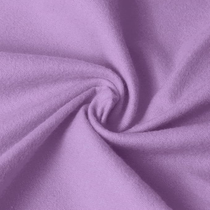 59”W Cotton Flannel Fabric, Super Soft 150GSM, Medium Weight Solid Arts & by Unknown