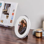 4x6 Ornate Oval Picture Frame, Hand-Crafted Resin Frame - Image 4