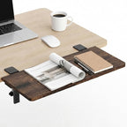 Desk Extender, 22-inch Clamp-On Desk Shelf, Height-Adjustable Desktop Shelf by ART-GIFTREE