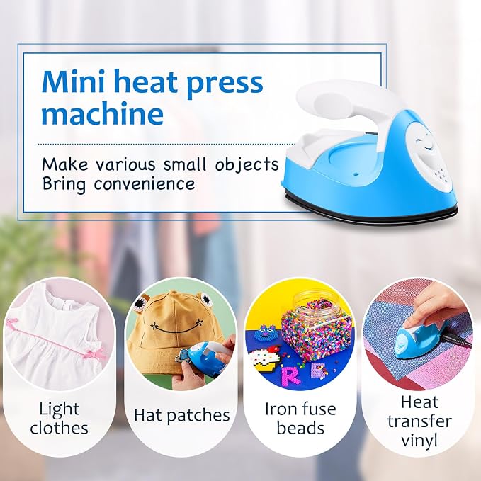 Honoson Mini Craft Iron Mini Heat Press Small Iron 3.93 x 2.36 x 2.76 in - Image 5