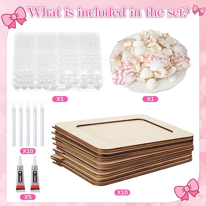 Yousoontic 10 Sets DIY Picture Frame Craft Kit - Image 3