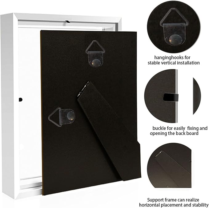 4x6 Small Shadow Box Frame Display Case, Display Case Box - Image 6