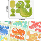 LOMIMOS Educational 3D Cartoon Puzzle, 3D Jigsaw Cartoon Model Creative Learning - Image 2