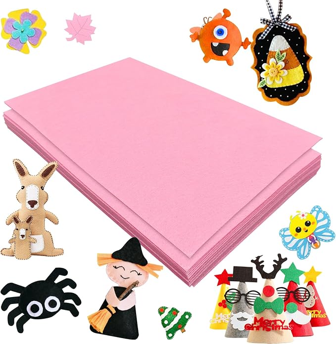 Jtnohx Felt for Crafts, Craft Felt Square for Sewing - Image 4