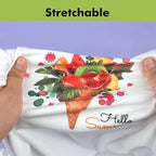 A-SUB Sublimation HTV Vinyl for Light Fabric, 12 Inch X 10 FT | Matte Clear - Image 4