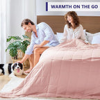 King Size Weighted Blanket for Adults Cooling Heavy Blanket for Sleeping - Image 4