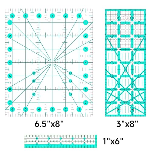 8 Quilting Rulers, | Quilting Templates, Quilting Squares, Quilting Rulers and - Image 5