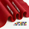 Red Felt Fabric 36" x 72" 1.6mm Thick Large Craft Sheet | Soft, Flexible Felt by MEDIANER