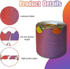 70Ft Shine Rainbow Bulletin Board Borders，Scalloped Poster Boards Decorations - Image 3