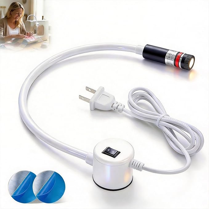 Magnetic Positioning Quilting Light, Sewing Machine Laser Guide, Hands-Free by Unknown