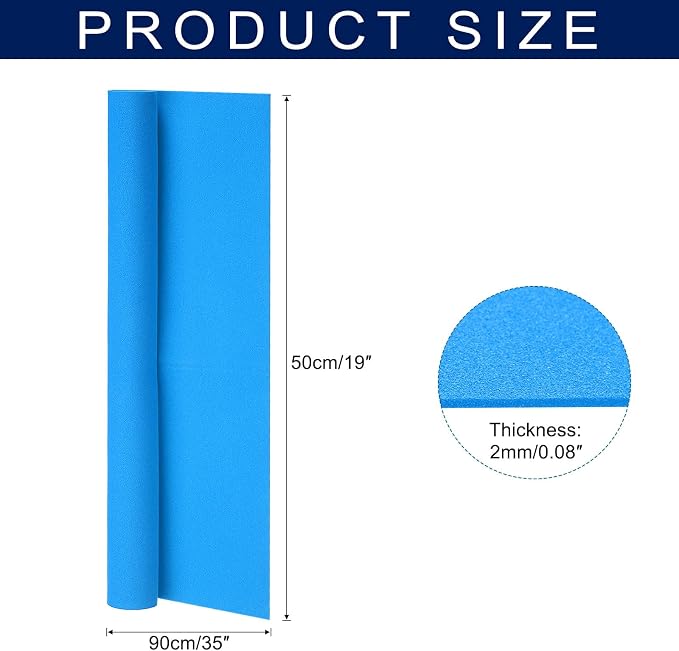 MECCANIXITY Foam Sheets Crafts 35x19 Inch 2mm EVA Craft Foam Paper Foam Sheets - Image 2