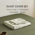 BOLINLIVING Floral Duvet Cover Queen Size, Breathable Soft Microfiber Bedding - Image 8