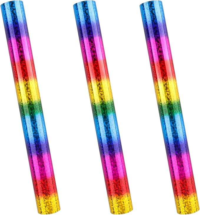 3PCS 5M Rainbow Toner Reactive Foil by CYFUNDESIGN