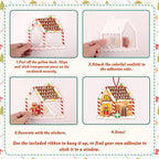 Renbuzhu 36PCS Christmas Crafts Bulk: Xmas Paper Suncatchers DIY Kit - Image 5