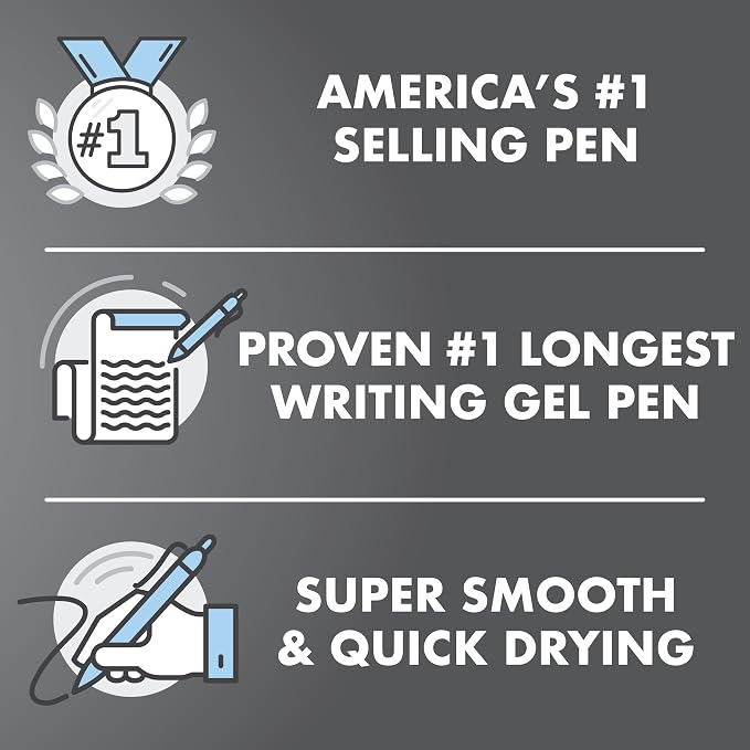 PILOT G2 Retractable Premium Gel Ink Roller Ball Pens Fine Point Black Ink - Image 4