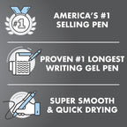 PILOT G2 Retractable Premium Gel Ink Roller Ball Pens Fine Point Black Ink - Image 4