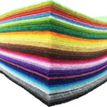 42pcs 6 x 6 inches Felt Fabric Sheet Assorted Color Felt Pack DIY Craft Squares by flic-flac