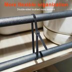 Zip Ties Assorted Size, 8+12+14 Inch V-Shaped Toothed Double Sided Toothed - Image 5