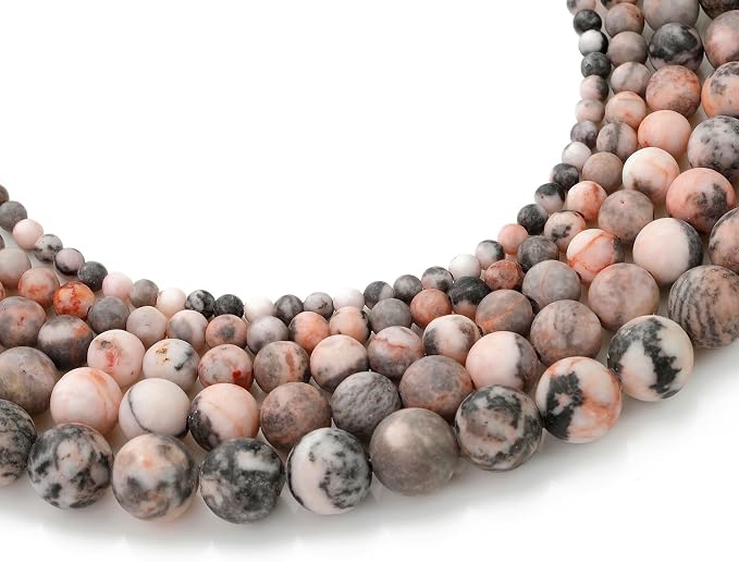Zenkeeper 108 Pcs Pink Zebra Beads - Image 2