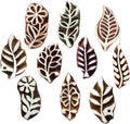 Royal Kraft Leaf Wooden Printing Stamps by RoyalKraft