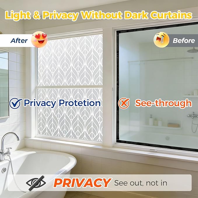 OHTMERU Window Privacy Film Decorative - Image 4