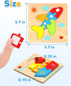 Yetonamr Wooden Toddler Puzzles Gifts Toys - Image 6