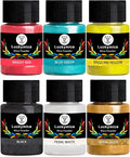Mica Powder, 6 Colors Pearlescent Pigment Powder by Luckymica